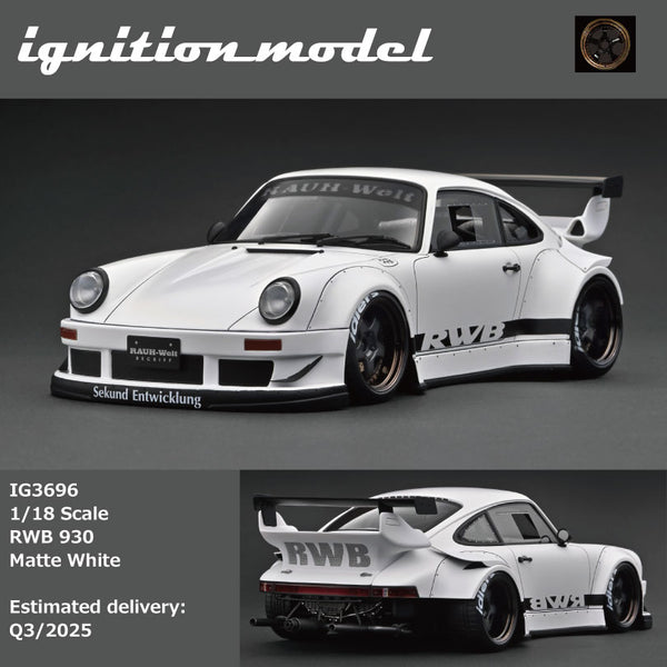 Ignition Model 1/18 RWB 930 Matte White IG3696