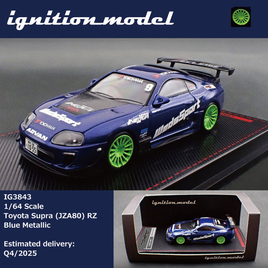 Ignition Model 1/64 Toyota Supra (JZA80) RZ Blue Metallic IG3843