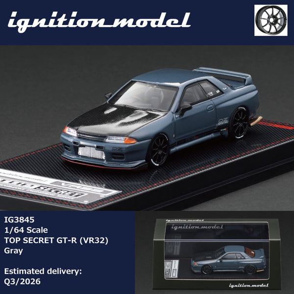 PREORDER Ignition Model 1/64 TOP SECRET GT-R (VR32) Gray IG3845 (Approx. Release Date : Q3 2026 subject to manufacturer's final decision)
