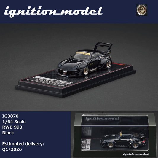 Ignition Model 1/64 RWB 993 Black IG3870
