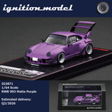 PREORDER Ignition Model 1/64 RWB 993 Matte Purple IG3871 (Approx. Release Date : Q2 2026 subject to manufacturer's final decision)