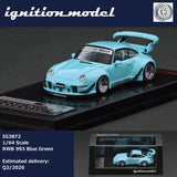 PREORDER Ignition Model 1/64 RWB 993 Blue Green IG3872 (Approx. Release Date : Q2 2026 subject to manufacturer's final decision)