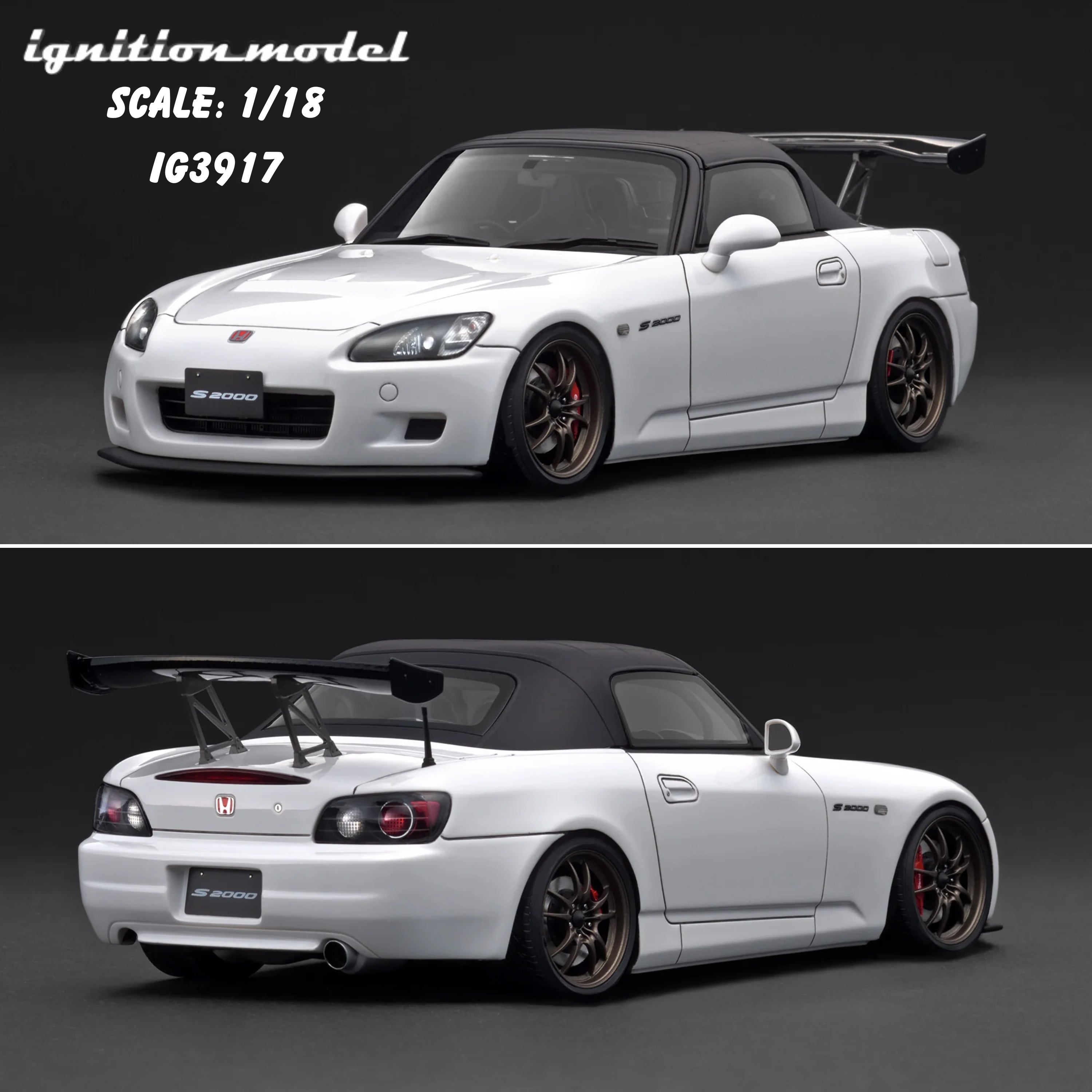 Ignition Model Honda S2000 (AP1) White IG3917 – Tokyo Station