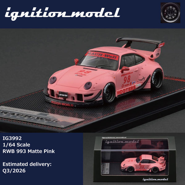 PREORDER Ignition Model 1/64 RWB 993 Matte Pink IG3992 (Approx. Release Date : Q3 2026 subject to manufacturer's final decision)