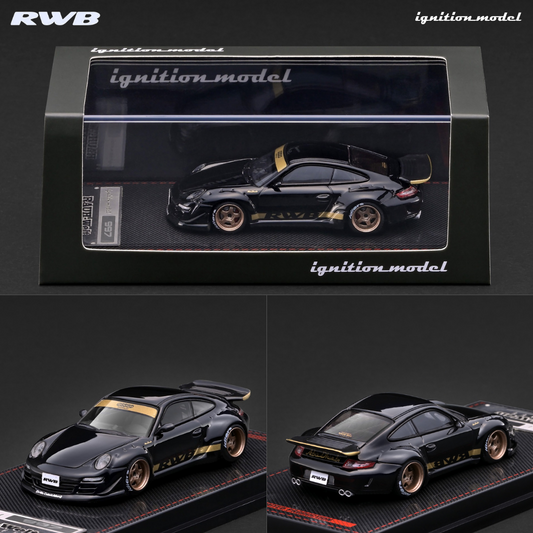 PREORDER Ignition Model 1/64 RWB 997 Black IG4104 (Approx. Release Date : Q2 2027 subject to manufacturer's final decision)