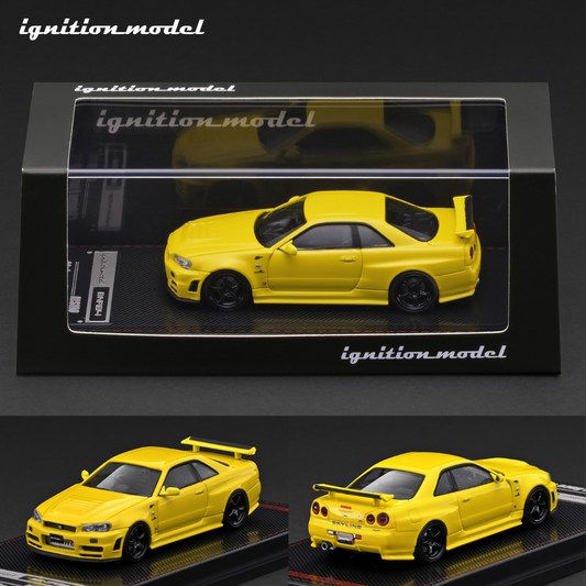PREORDER Ignition Model 1/64 Nissan Skyline GT-R (BNR34) NISMO customized Yellow Metallic IG4176 (Approx. Release Date : Q3 2026 subject to manufacturer's final decision)