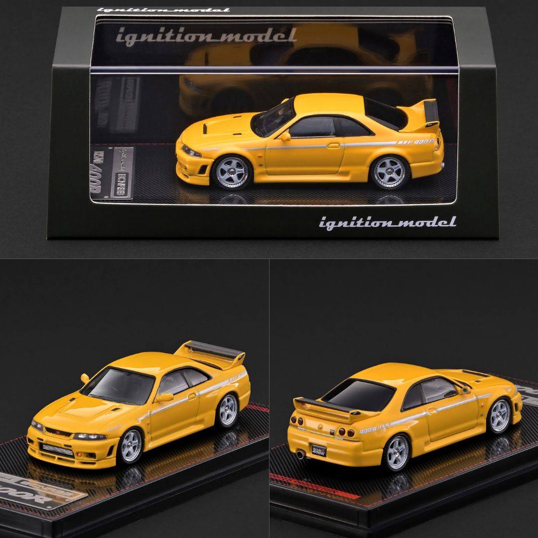 PREORDER Ignition Model 1/64 NISMO 400R (BCNR33) Yellow IG4272 (Approx. Release Date : Q2 2027 subject to manufacturer's final decision)