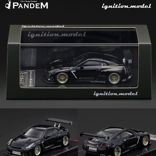 PREORDER Ignition Model 1/64 PANDEM R35 GT-R Black Metallic IG4277 (Approx. Release Date : Q1-Q2 2027 subject to manufacturer's final decision)