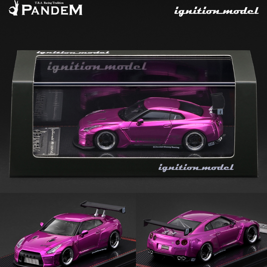 PREORDER Ignition Model 1/64 PANDEM R35 GT-R  Pink Metallic IG4278 (Approx. Release Date : Q1-Q2 2027 subject to manufacturer's final decision)