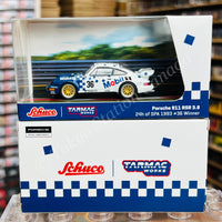 TARMAC WORKS COLLAB64 1/64 Porsche 911 RSR 3.8 24h of SPA 1993 #36 Winner T64S-003-93SPA