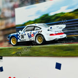 TARMAC WORKS COLLAB64 1/64 Porsche 911 RSR 3.8 24h of SPA 1993 #36 Winner T64S-003-93SPA