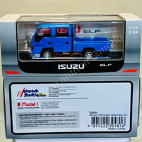 Model 1 1/64 Isuzu ELF NHR Custom Version Blue LHD T66641