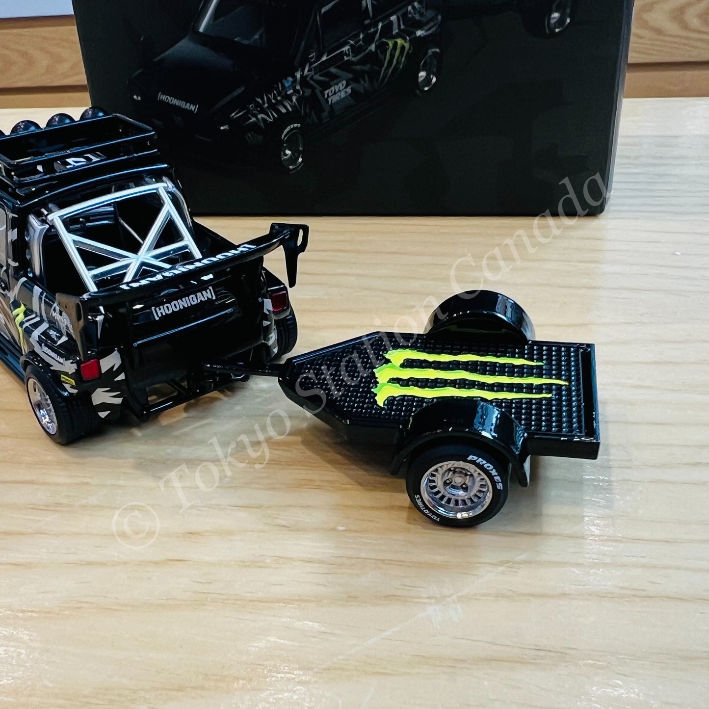Liberty64 1/64 Honda N600 Pick-Up truck & trailer