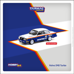 PREORDER TARMAC WORKS HOBBY64 1/64 Volvo 240 Turbo Malaysian Group A Championships 1987 Winner Per-Gunnar Andersson 	T64-050-87MAL04 (Approx. Release Date :  March 2025 subject to manufacturer's final decision)