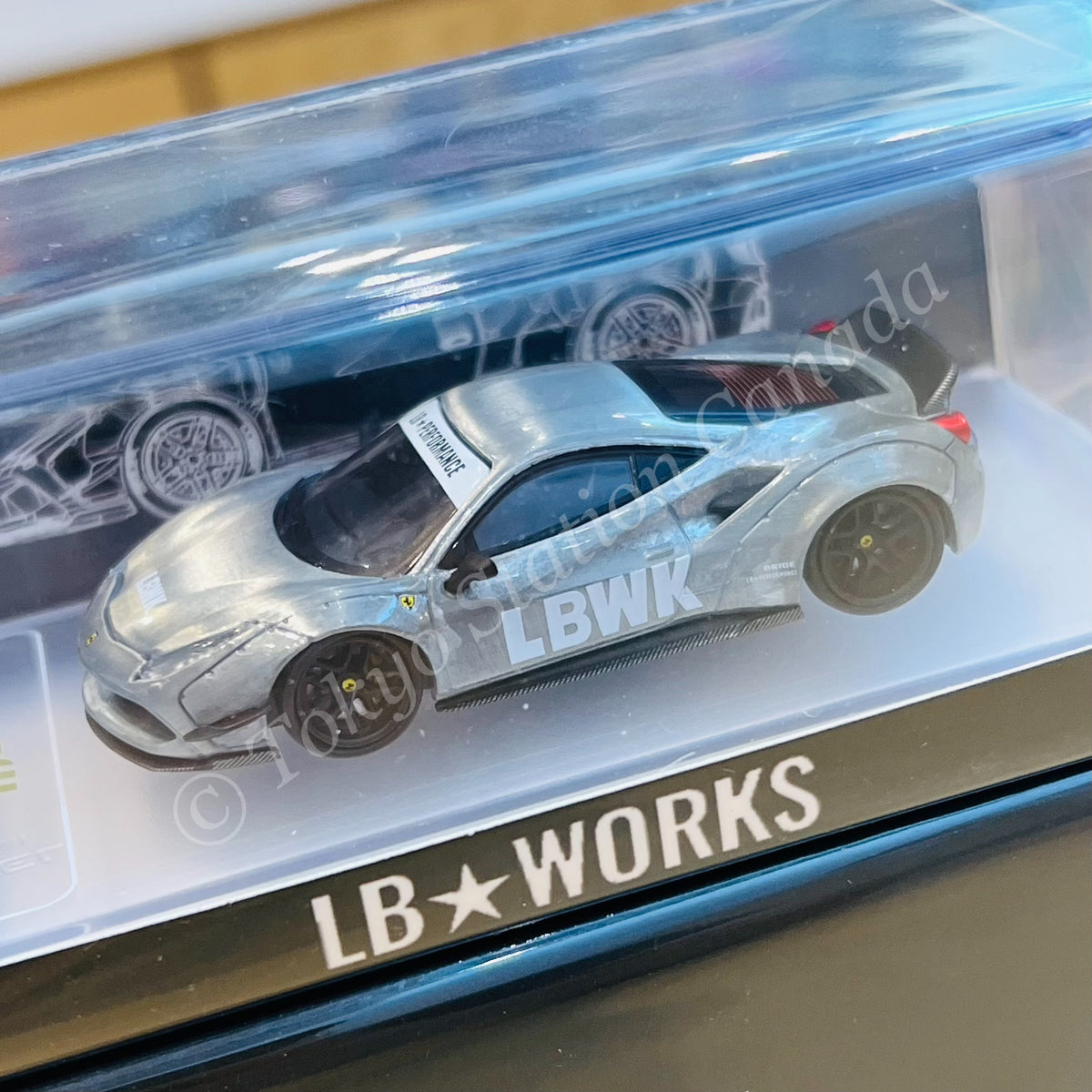 *CHASE CAR* CM MODEL 1/64 LBWK 488 Matte Black (Indonesia Exclusive) C ...