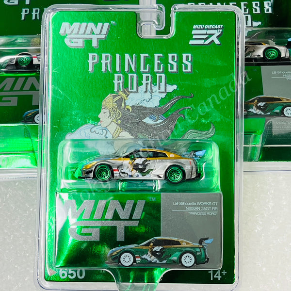 *CHASE CAR* MINI GT 1/64 LB-Silhouette WORKS GT NISSAN 35GT-RR Ver.2  “RORO”  MINI GT x MIZU Diecast MGT00650-R