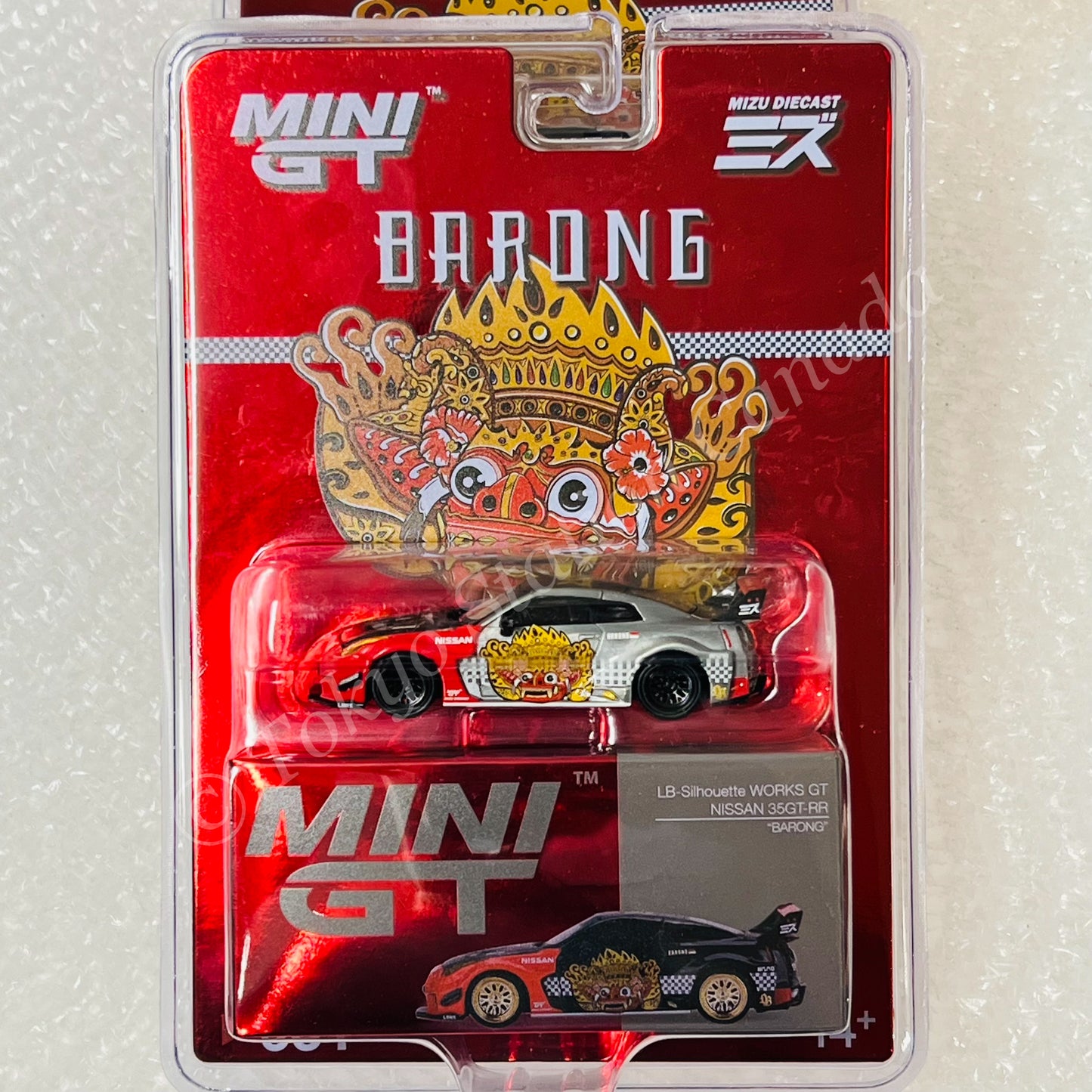 *CHASE CAR* MINI GT 1/64 LB-Silhouette WORKS GT NISSAN 35GT-RR Ver.1 “BARONG”  MINI GT x MIZU Diecast MGT00651-R