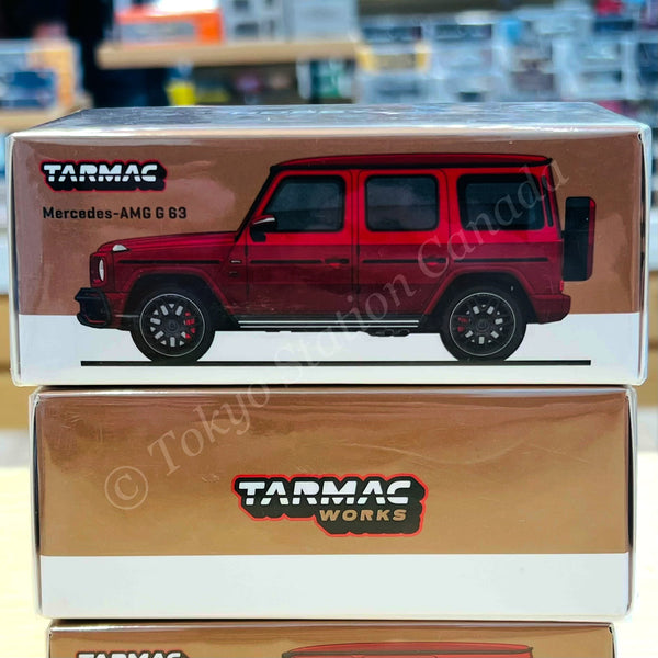 TARMAC WORKS 1/64 Mercedes-AMG G63 Red Metallic SPECIAL EDITION FOR 7-ELEVEN TAIWAN T64-040-RE