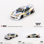 PREORDER MINI GT 1/64 Nissan LB-Super Silhouette S15 SILVIA #555 2023 Formula Drift Japan MGT00895-BL (Approx. Release Date : Q2 2025 subject to manufacturer's final decision)