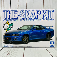 THE SNAP KIT NISSAN R34 SKYLINE GT-R (BAYSIDE BLUE) 11-A