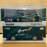 TARMAC WORKS GLOBAL64 1/64 Pagani Huayra R Turquoise Carbon Fiber (Exclusive Model at Exotics on Broadway car show in USA) T64G-TL035-TCF