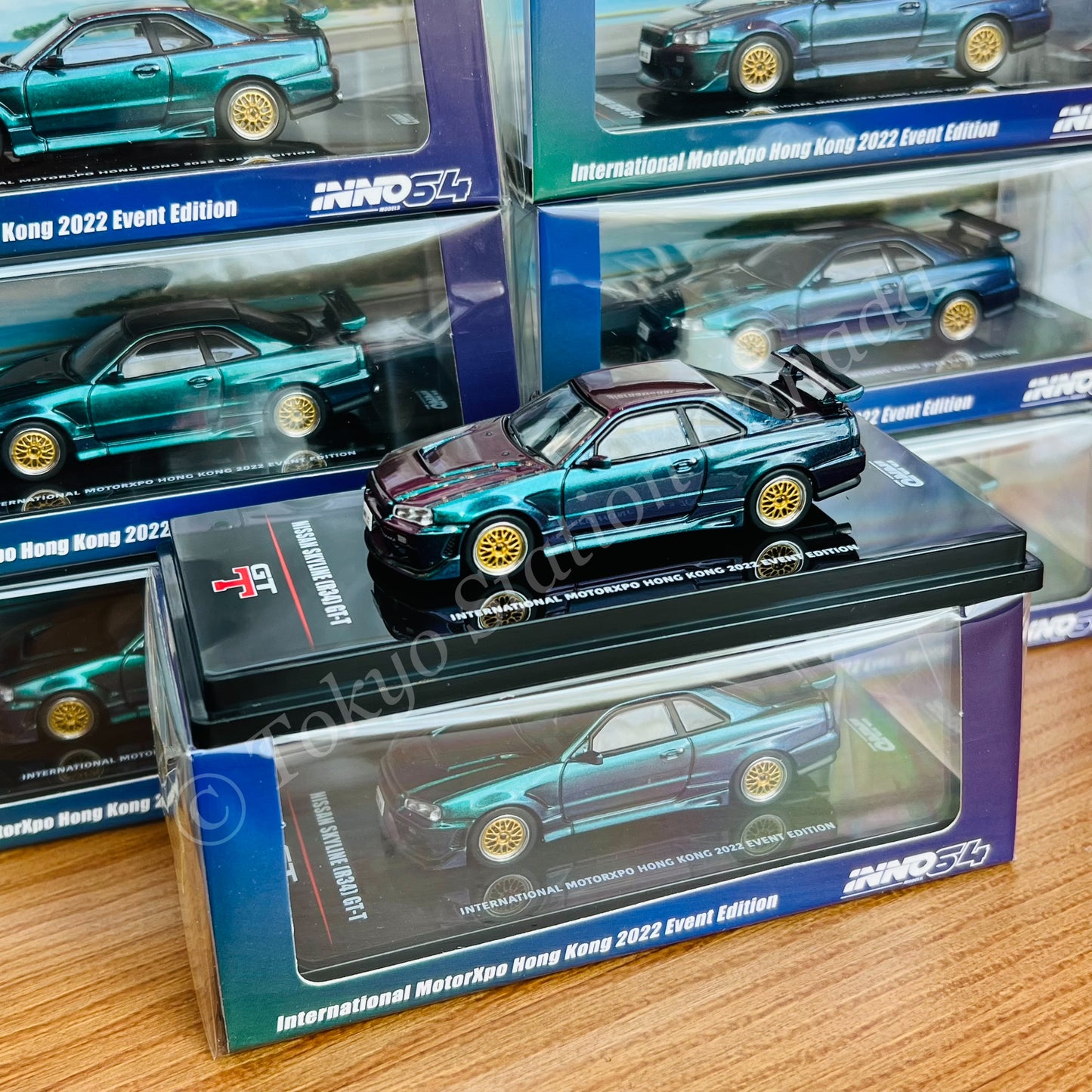 INNO64 1/64 NISSAN SKYLINE GT-R R34 GT-T HKIMX22 Event Model