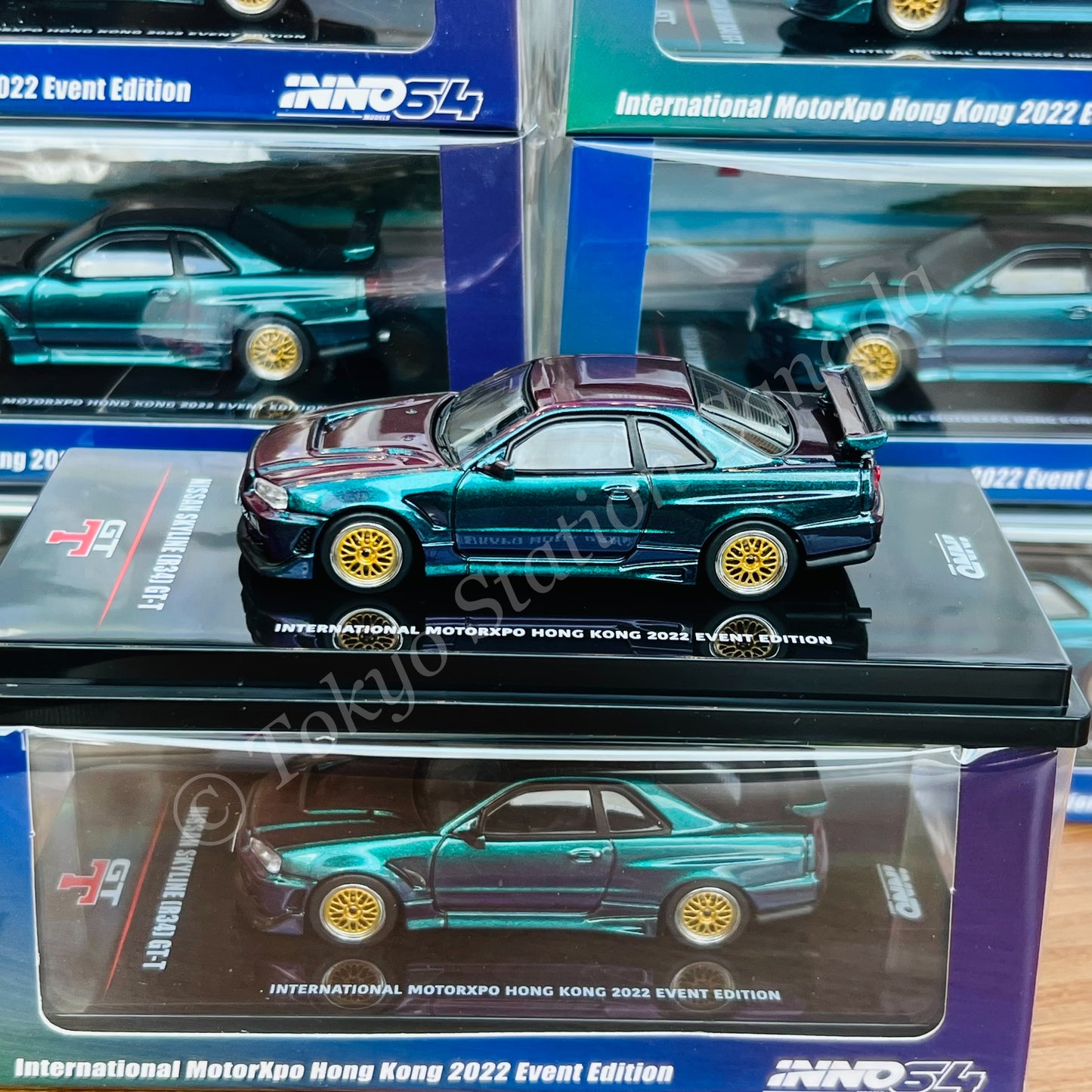 INNO64 1/64 NISSAN SKYLINE GT-R R34 GT-T HKIMX22 Event Model