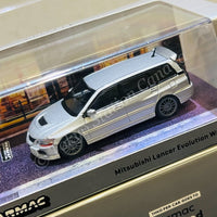 Tarmac Works ROAD64 1/64 Mitsubishi Lancer Evolution Wagon Silver T64R-042-SL