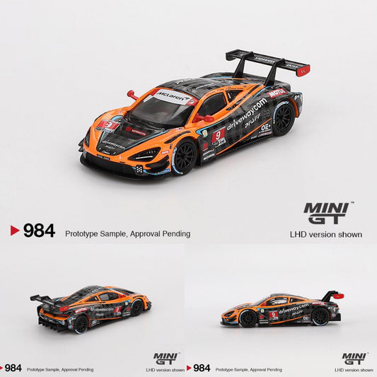 MINI GT 1/64 McLaren 720S GT3 Evo Pfaff Motorsports 2024 IMSA Daytona 24 Hrs MGT00984