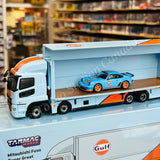 TARMAC WORKS TRUCK64 1/64 Mitsubishi Fuso Super Great GULF Racing T64T-TL001-GULF