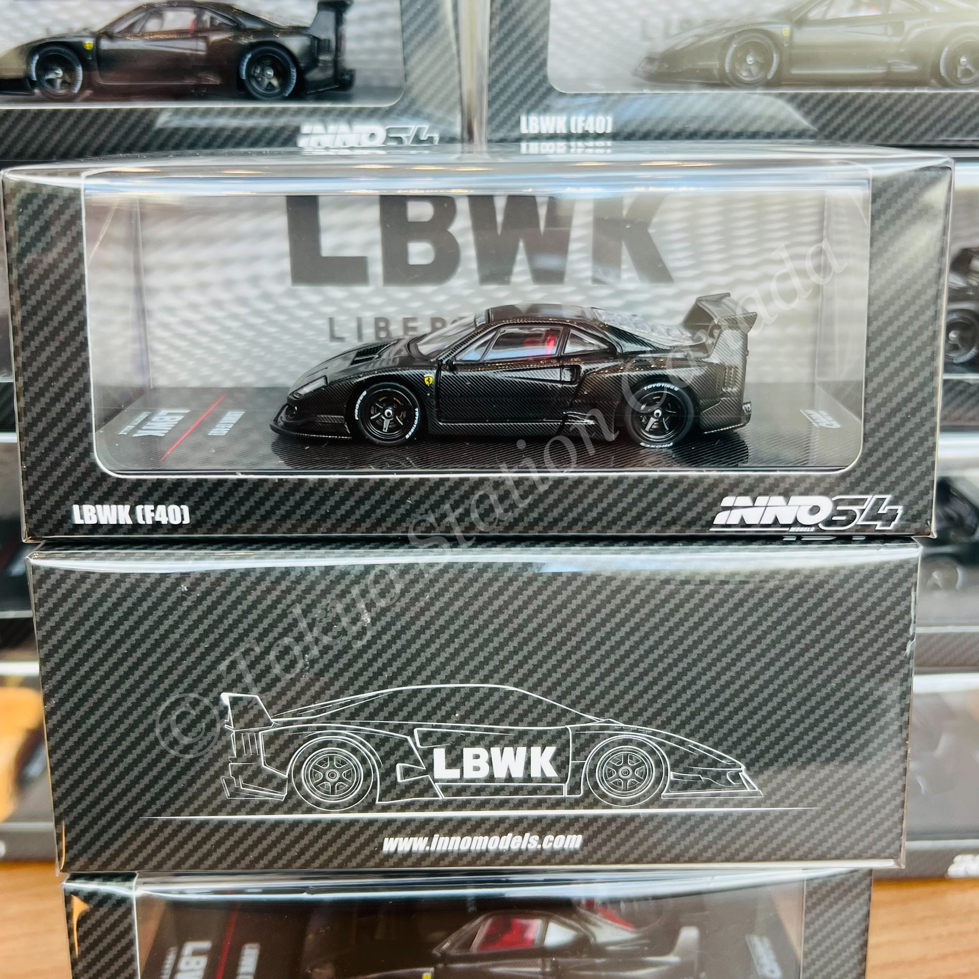 INNO64 1/64 LBWK F40 Full Carbon IN64-LBWKF40-FC – Tokyo Station