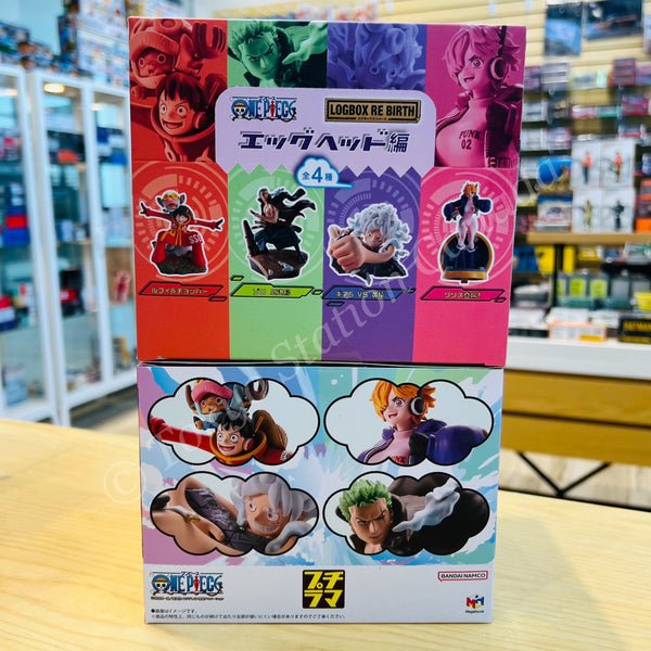 MegaHouse LOGBOX RE BIRTH ONE PIECE The Egghead Arc Figure Complete set of 4