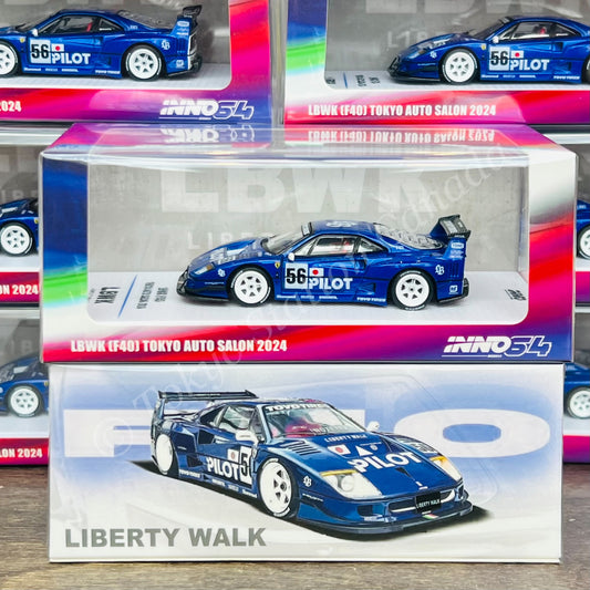 INNO64 1/64 LBWK F40 Tokyo Auto Salon 2024 IN64-LBWKF40-TAS24