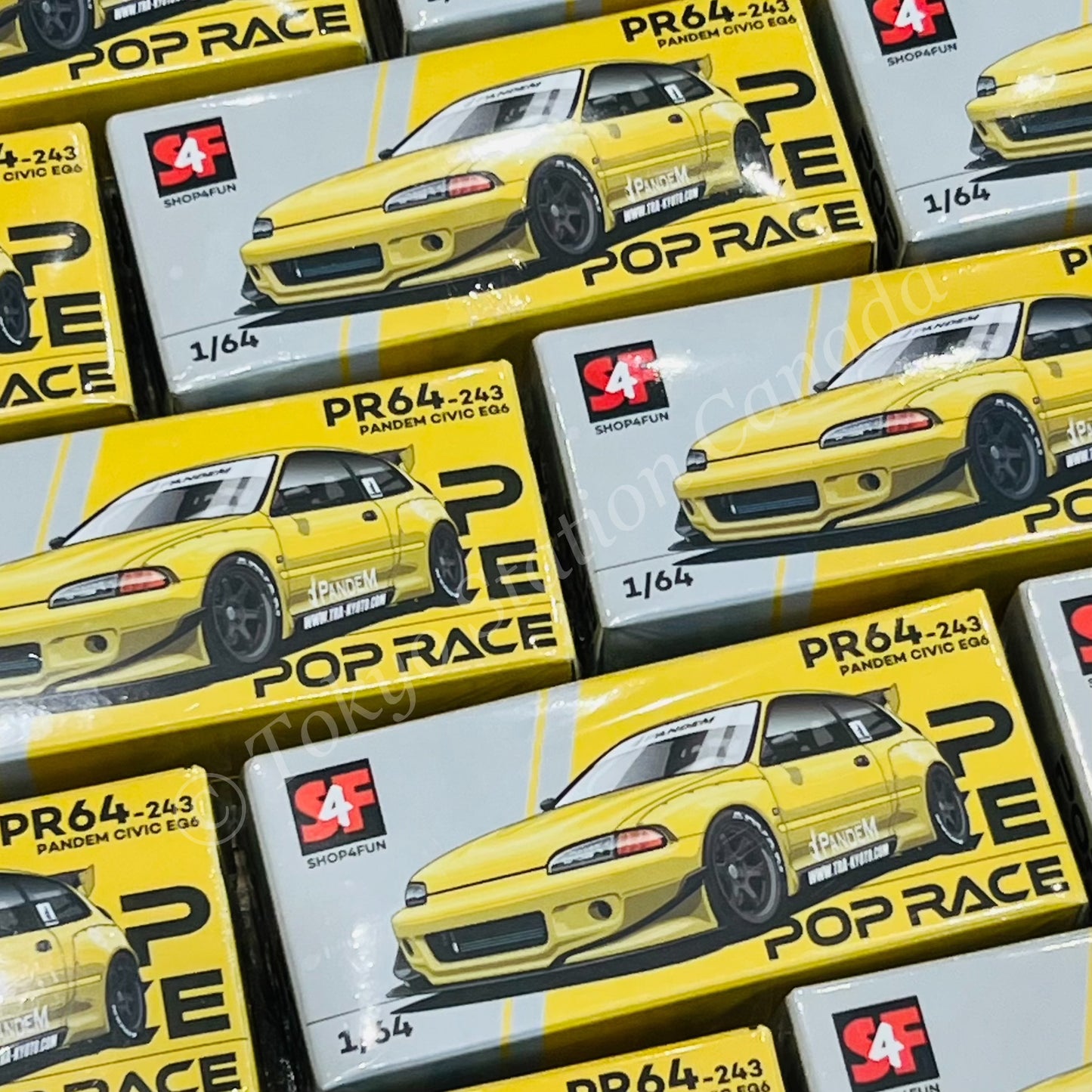 POPRACE 1/64 Philippines SHOP4FUN Exclusive Event Model PANDEM CIVIC EG6 PR640243 ** Limit ONE per customer **