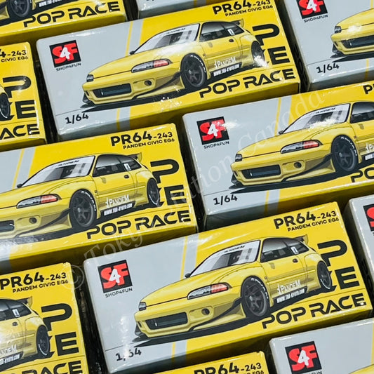 POPRACE 1/64 Philippines SHOP4FUN Exclusive Event Model PANDEM CIVIC EG6 PR640243 ** Limit ONE per customer **