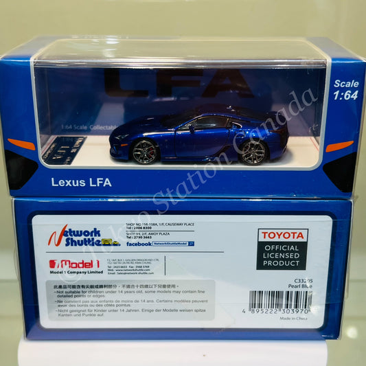 MODEL 1 1/64 Lexus LFA Pearl Blue C33205