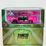 BM Creations 1/64 Isuzu D-MAX 2018 Low Rider PINK (TMCS Malaysia 2025 DINNER event model)
