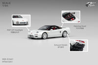 PREORDER Micro Turbo 1/64 Custom NSX-R - Metallic White MT6412A1 (Approx. Release Date : Q3 2025 subject to manufacturer's final decision)