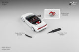 PREORDER Micro Turbo 1/64 Custom NSX-R - Metallic White MT6412A1 (Approx. Release Date : Q3 2025 subject to manufacturer's final decision)