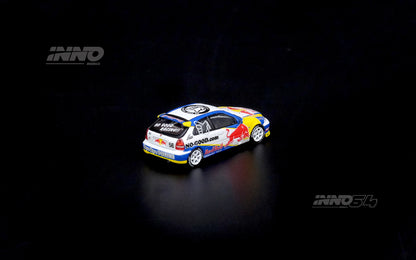 INNO64 1/64 HONDA CIVIC Type-R (EK9) "NO GOOD RACING" Red Bull Livery IN64-EK9-JDM14
