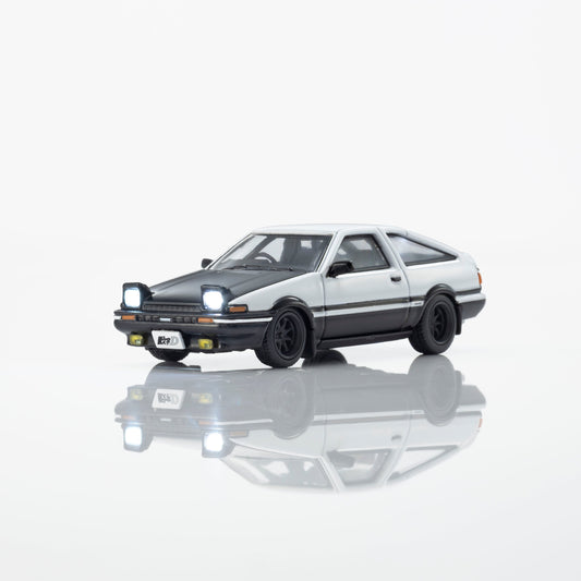 PREORDER KYOSHO 1/64 INITIAL D / TOYOTA SPRINTER TRUENO (AE86) with LED 07133LA (Approx. Release Date: Q1 2027 and subject to the manufacturer's final decision)