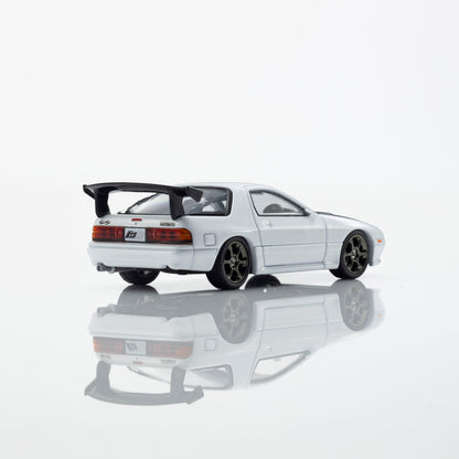 PREORDER KYOSHO 1/64 INITIAL D / MAZDA SAVANNA RX-7 (FC3S) with LED 07133LC (Approx. Release Date: Q1 2027 and subject to the manufacturer's final decision)