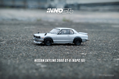 INNO64 1/64 NISSAN SKYLINE 2000 GT-R (KPGC10) Silver IN64-KPGC10-SIL