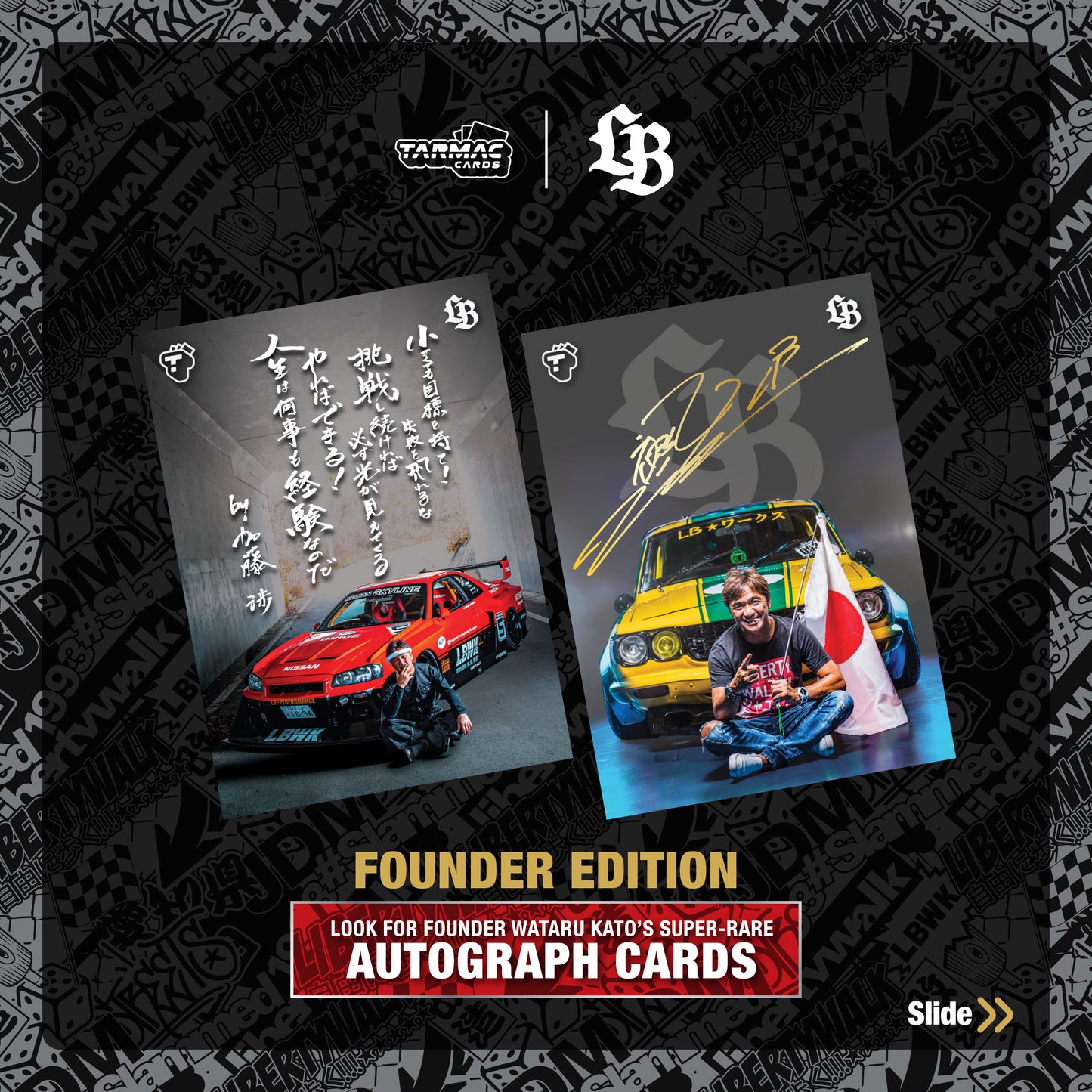 TARMAC CARDS LIBERTY WALK COLLECTIBLE TRADING CARDS VOL.01 (Single Pack) TC-LBC-01-PACK
