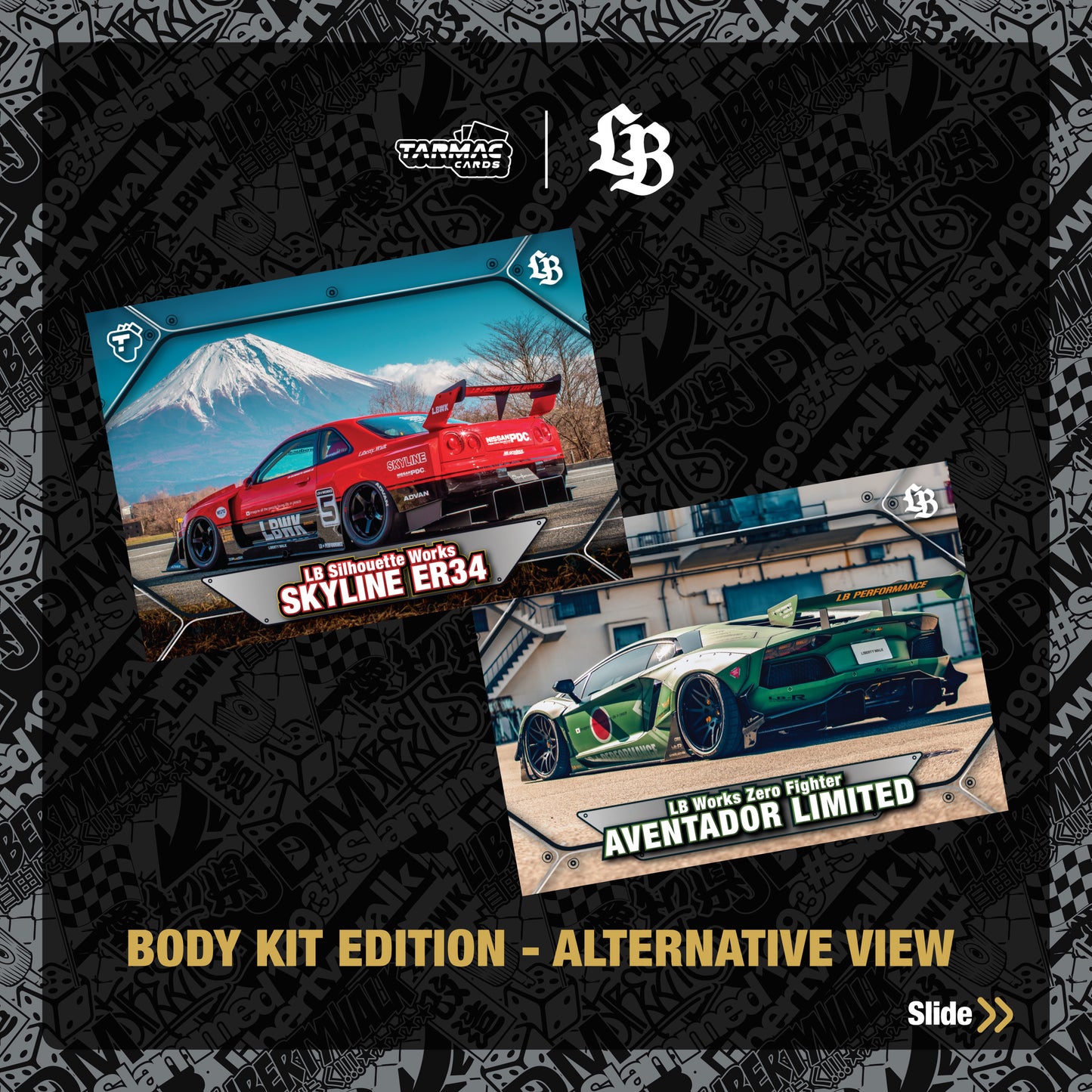 TARMAC CARDS LIBERTY WALK COLLECTIBLE TRADING CARDS VOL.01 (Single Pack) TC-LBC-01-PACK