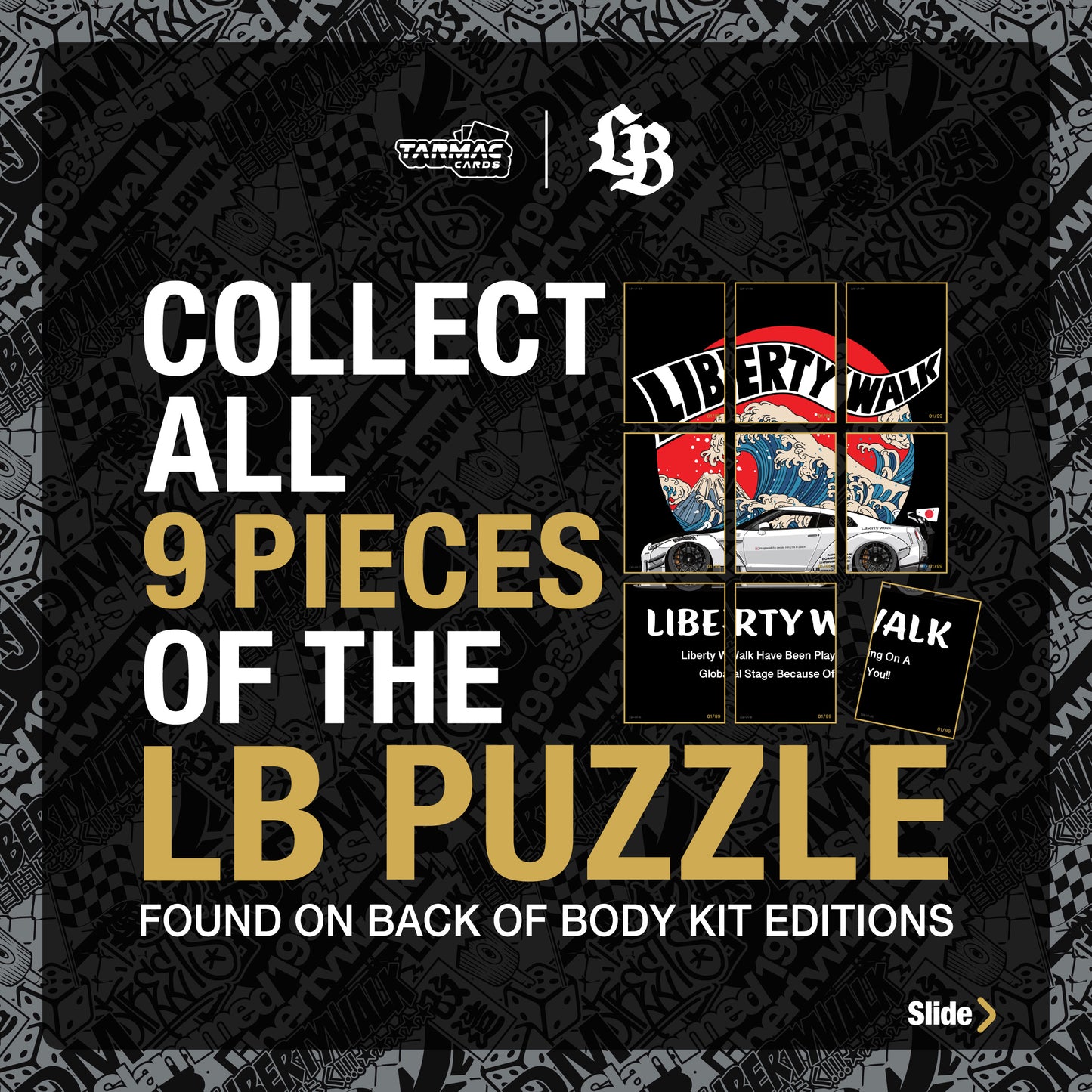 TARMAC CARDS LIBERTY WALK COLLECTIBLE TRADING CARDS VOL.01 (Single Pack) TC-LBC-01-PACK