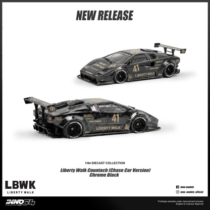 PREORDER INNO64 1/64 LIBERTY WALK COUNTACH IN64-LBCOUNTACH-01 (Approx. Release Date : Q4 2026 subject to the manufacturer's final decision) **CHASE CARS ARE RAMDOMLY PACKED**