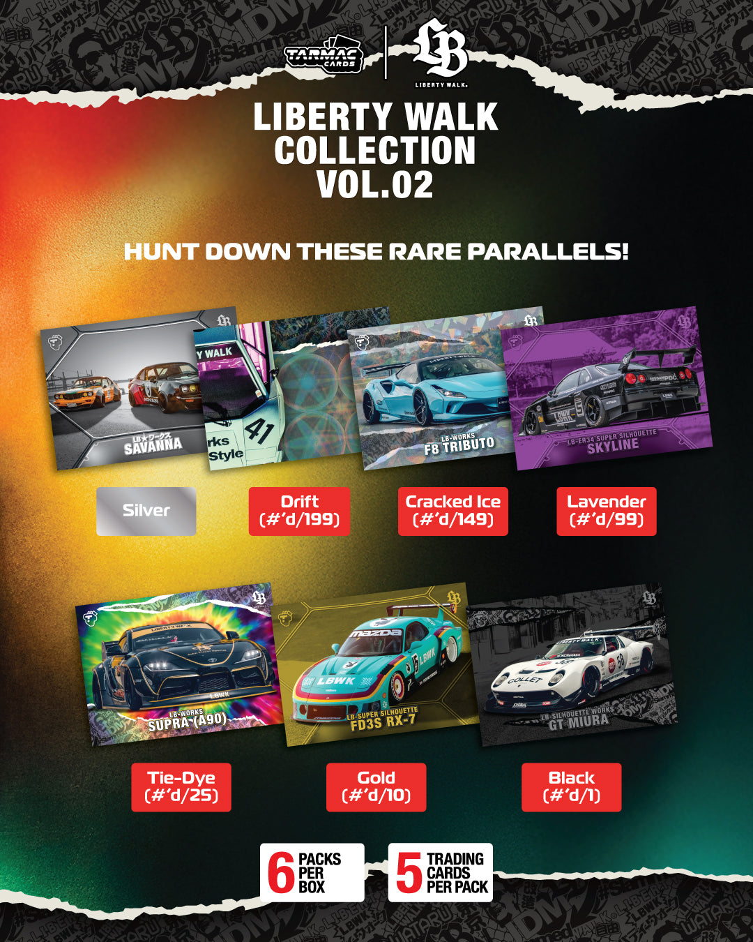 TARMAC WORKS Tarmac Cards Liberty Walk Collection Vol.02 (SINGLE