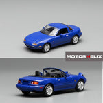 PREORDER Motorhelix 1/64 Mazda MX-5 (NA) Laguna Blue LHD M60202L (Approx. Release Date: Q1 2026 and subject to the manufacturer's final decision)