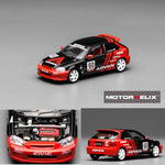 PREORDER Motorhelix 1/64 Honda Civic TYPE R (EK9) Red-Black Livery M65026 (Approx. Release Date: Q1 2026 and subject to the manufacturer's final decision)